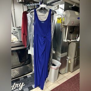 Royal Blue Rouched Formal Dress